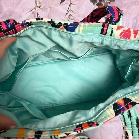 Vera Bradley Pueblo Aztec Pleated Tote Bag - Picture 6 of 10